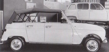 Another Sinpar design, the R4 four door convertible